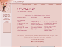 Tablet Screenshot of officenails.de